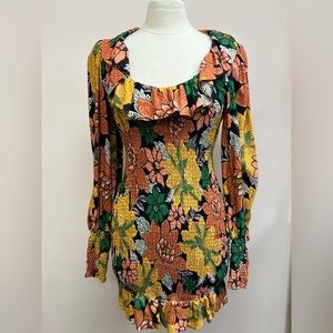 Black Garden Lenzing Midi Dress- Farm rio